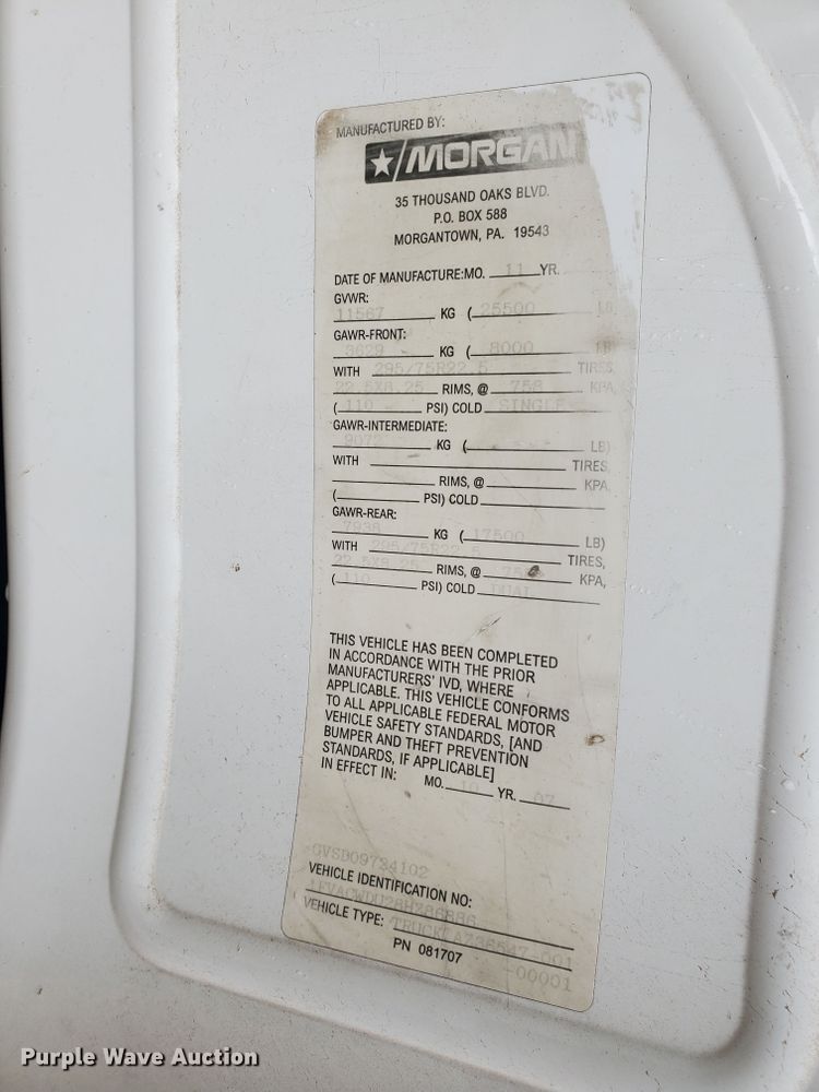 image for item DI5162 2008 Freightliner M2 106  box truck