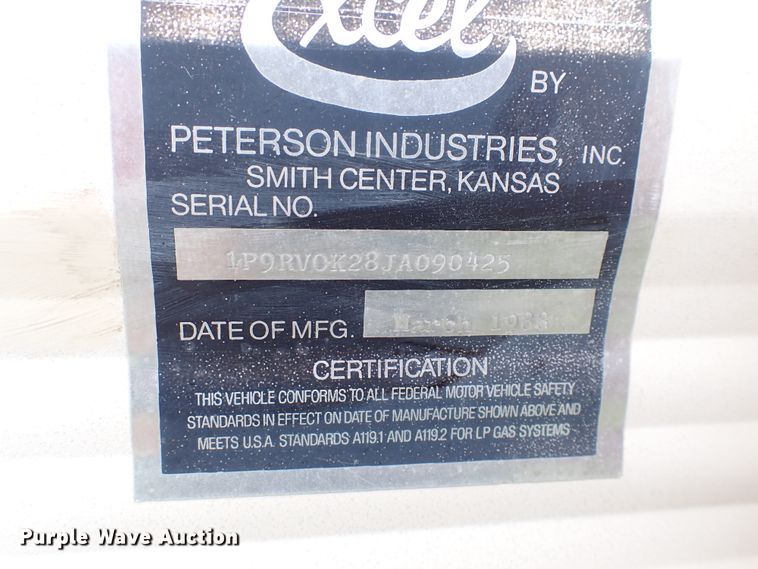 image for item DJ5737 1988 Ex-Cel  camper