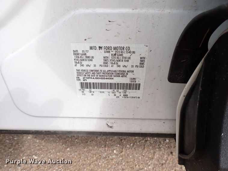 image for item DL7564 2017 Ford Edge  SUV