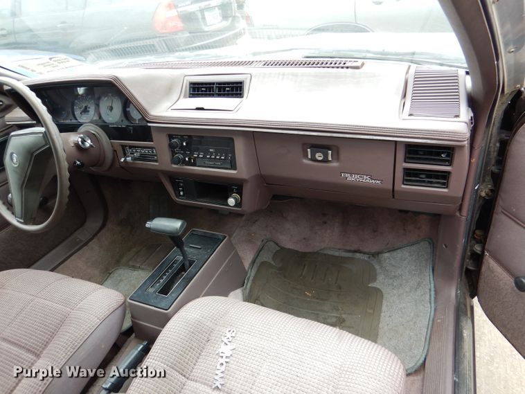 image for item DL8882 1987 Buick Skyhawk