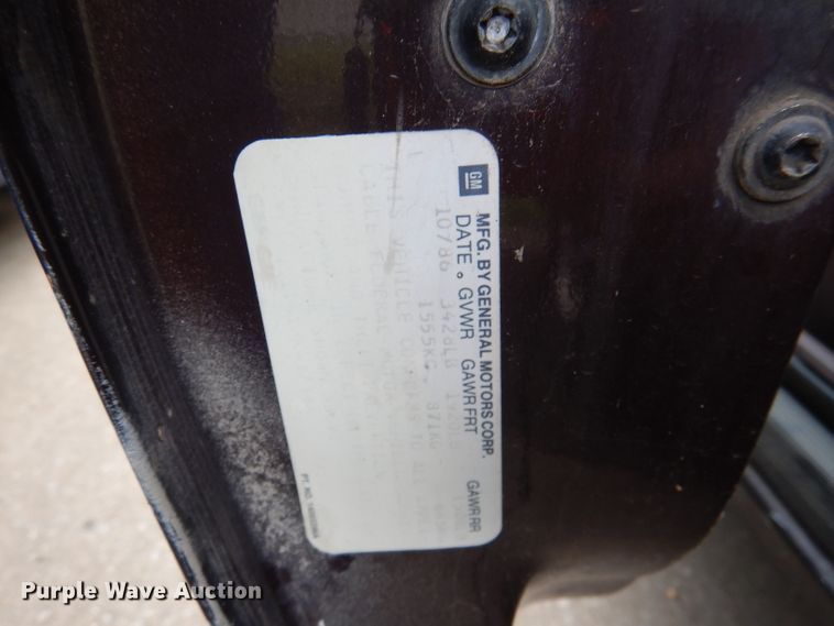 image for item DL8882 1987 Buick Skyhawk