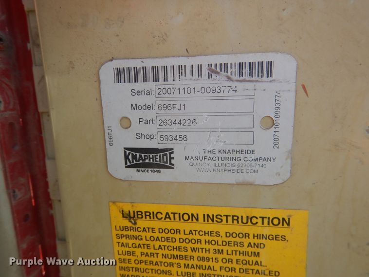 image for item FI9046 2008 Chevrolet Silverado 2500HD  utility bed pickup truck