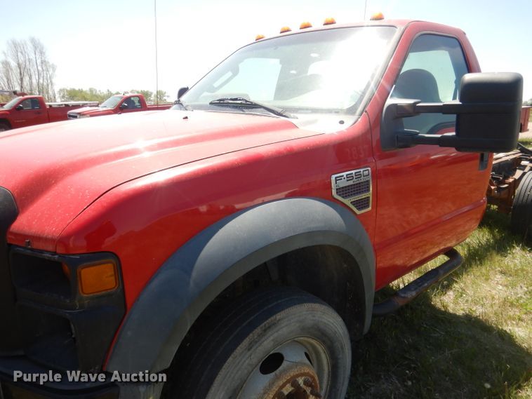 image for item FI9054 2008 Ford F550 Super Duty  truck cab and chassis