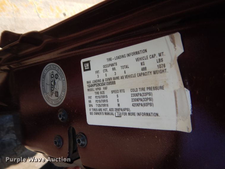 image for item HG9735 2003 Buick LeSabre