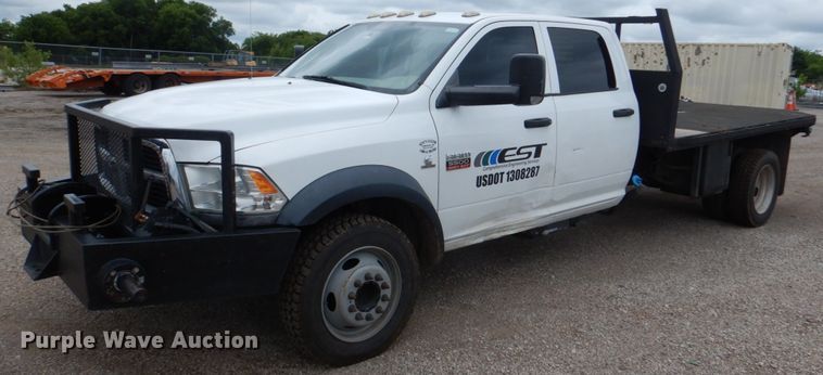 image for item HL9492 2012 Dodge Ram 5500  Crew Cab flatbed truck