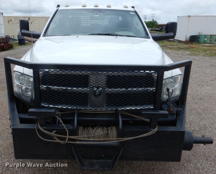 image for item HL9492 2012 Dodge Ram 5500  Crew Cab flatbed truck