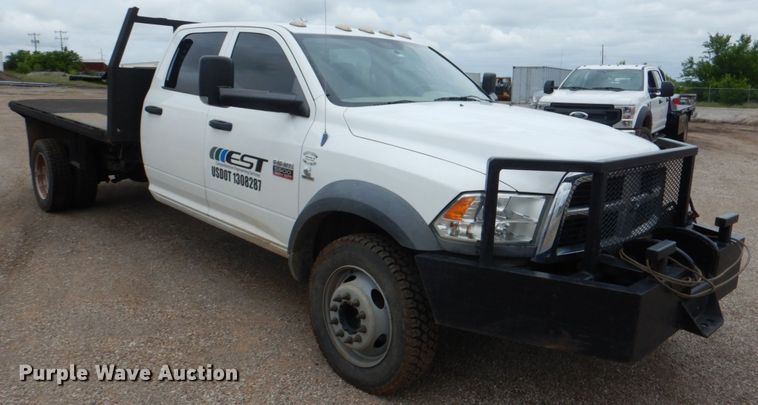 image for item HL9492 2012 Dodge Ram 5500  Crew Cab flatbed truck