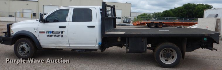 image for item HL9492 2012 Dodge Ram 5500  Crew Cab flatbed truck