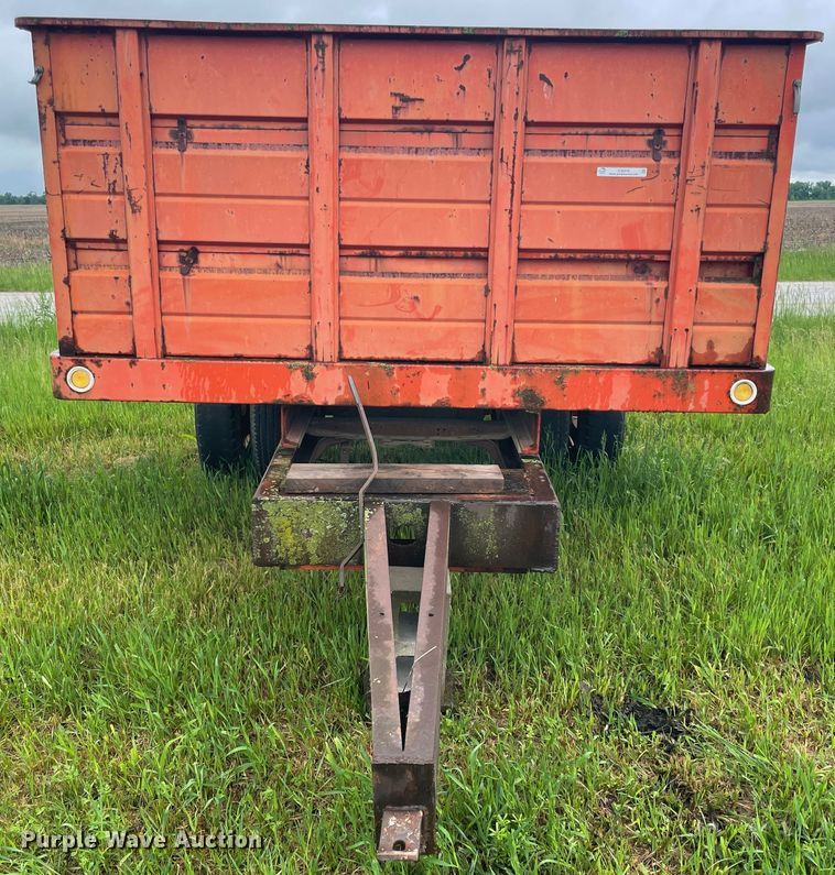 image for item IC9319 Shopbuilt  end dump trailer