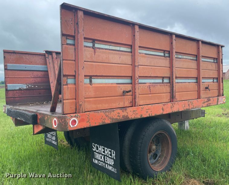 image for item IC9319 Shopbuilt  end dump trailer