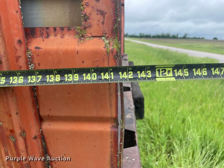 image for item IC9319 Shopbuilt  end dump trailer