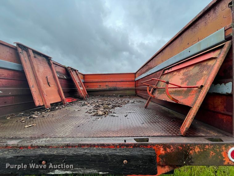image for item IC9319 Shopbuilt  end dump trailer