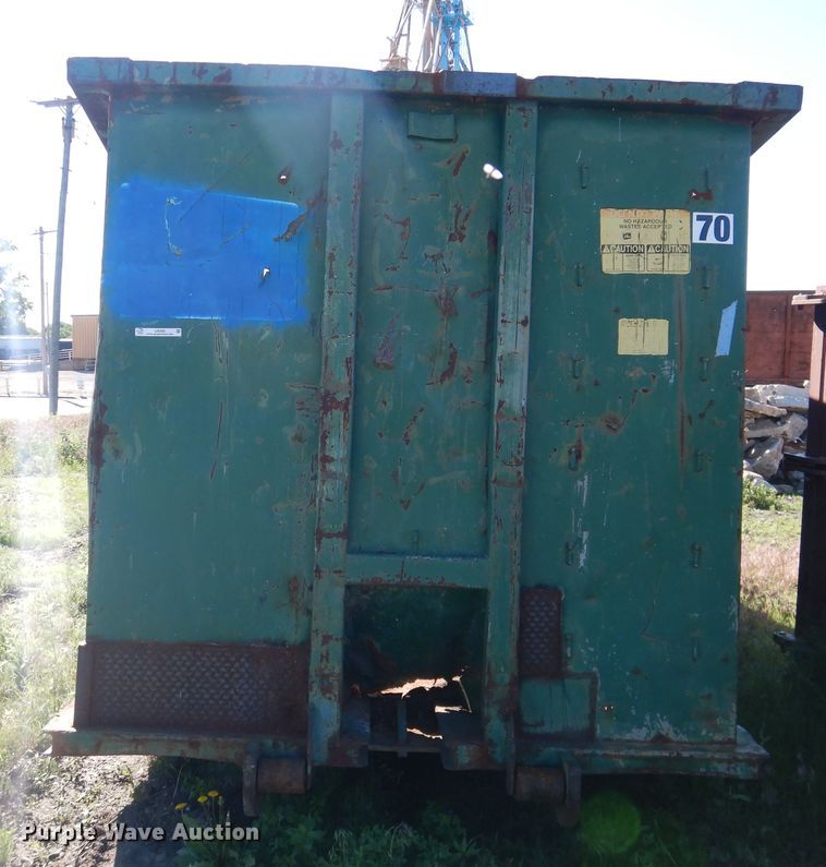 image for item IJ9389 Roll-off dumpster