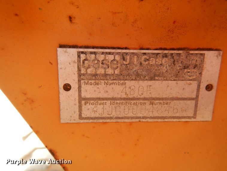 image for item IL9759 1991 Case 480F  landscape tractor