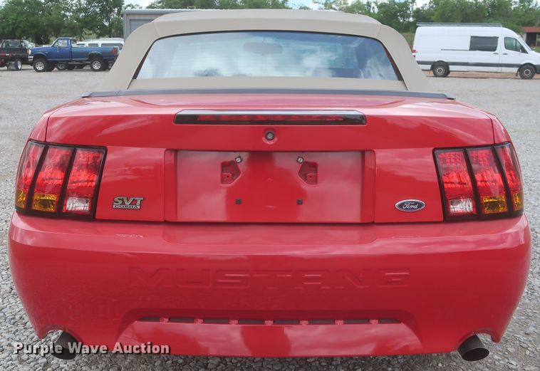 image for item IO9108 1999 Ford Mustang SVT Cobra  convertible