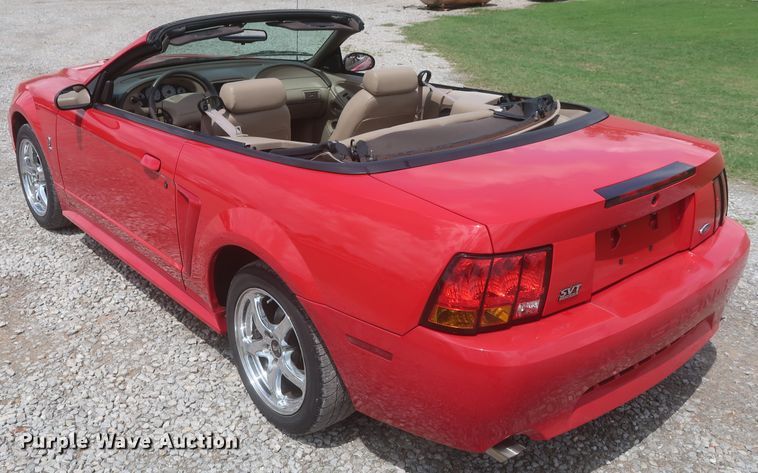 image for item IO9108 1999 Ford Mustang SVT Cobra  convertible