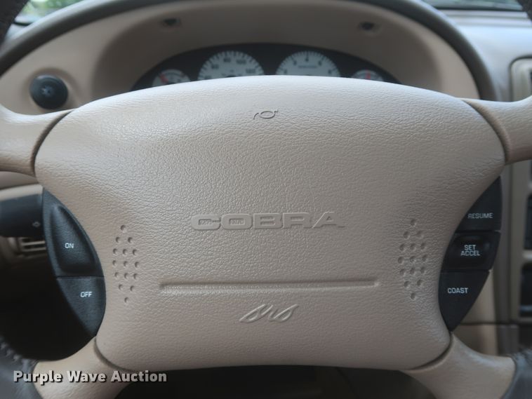 image for item IO9108 1999 Ford Mustang SVT Cobra  convertible