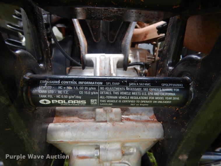 image for item IP9790 2016 Polaris Sportsman 450 HO  ATV