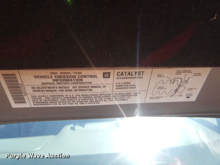 image for item IP9838 2004 Oldsmobile Silhouette  van