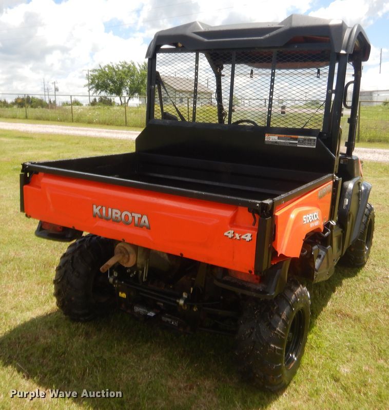 image for item IP9904 2018 Kubota Sidekick RTV-XG850  utility vehicle