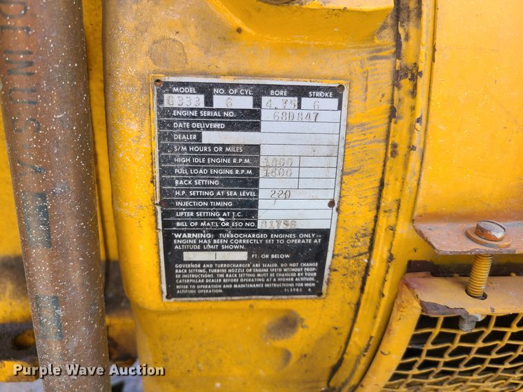 image for item IQ9189 Caterpillar G333  generator