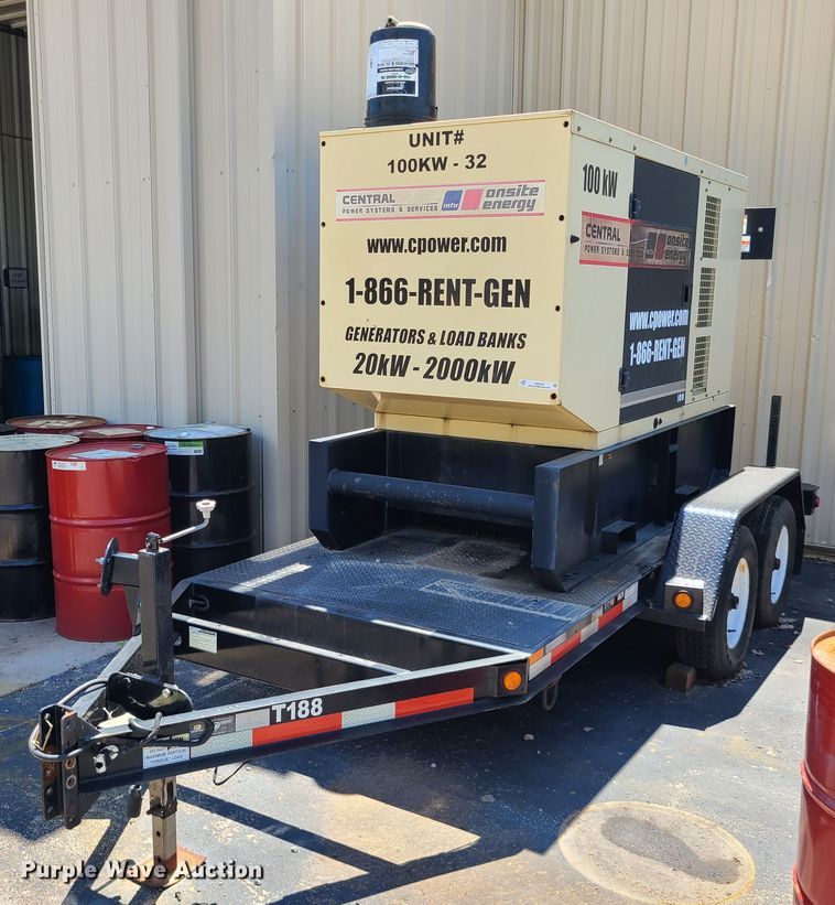 image for item IQ9192 Kohler 100KW  generator