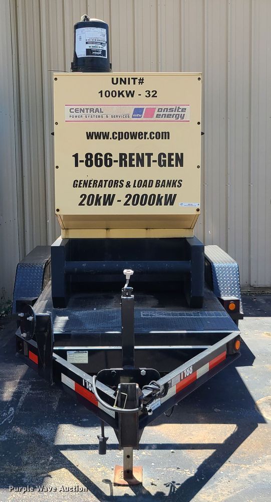 image for item IQ9192 Kohler 100KW  generator