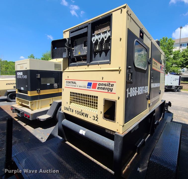 image for item IQ9192 Kohler 100KW  generator