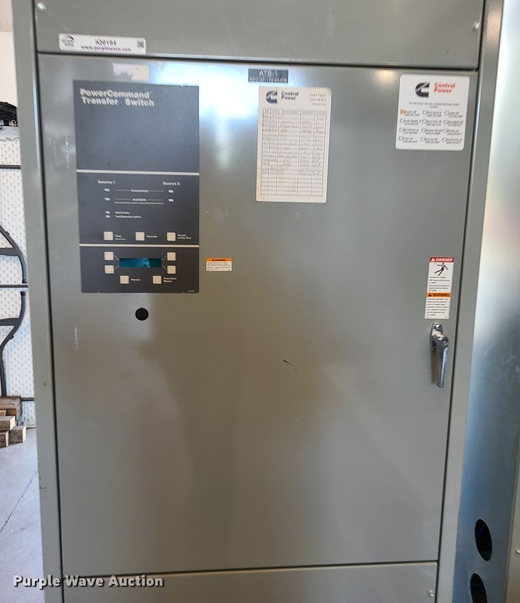 image for item IQ9194 Cummins Power Command transfer switch