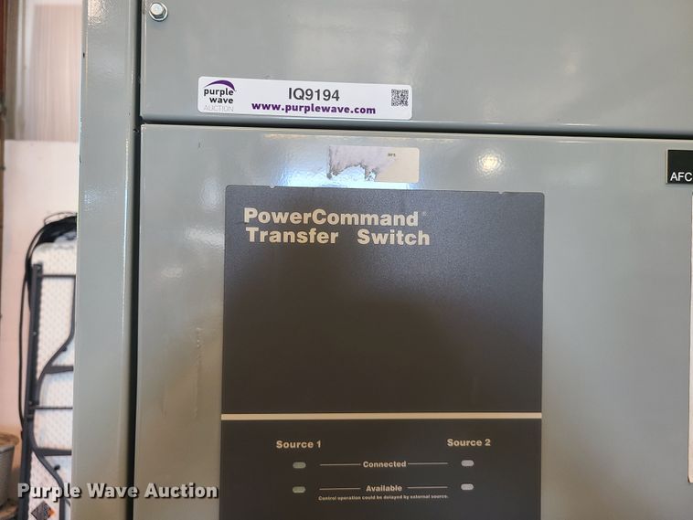 image for item IQ9194 Cummins Power Command transfer switch