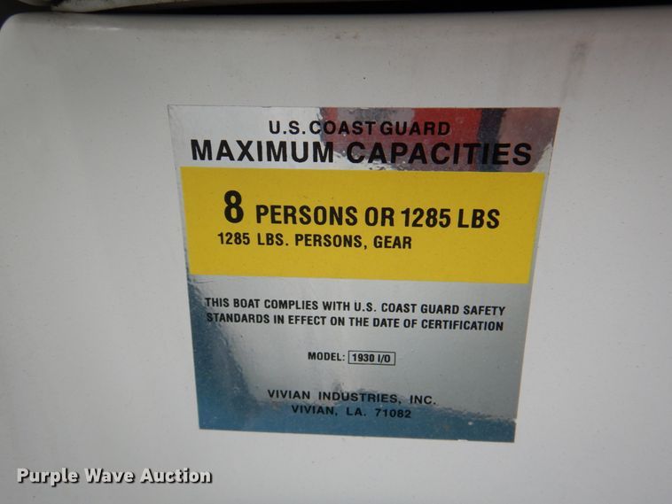 image for item IQ9487 1993 VIP Vision 1930  boat