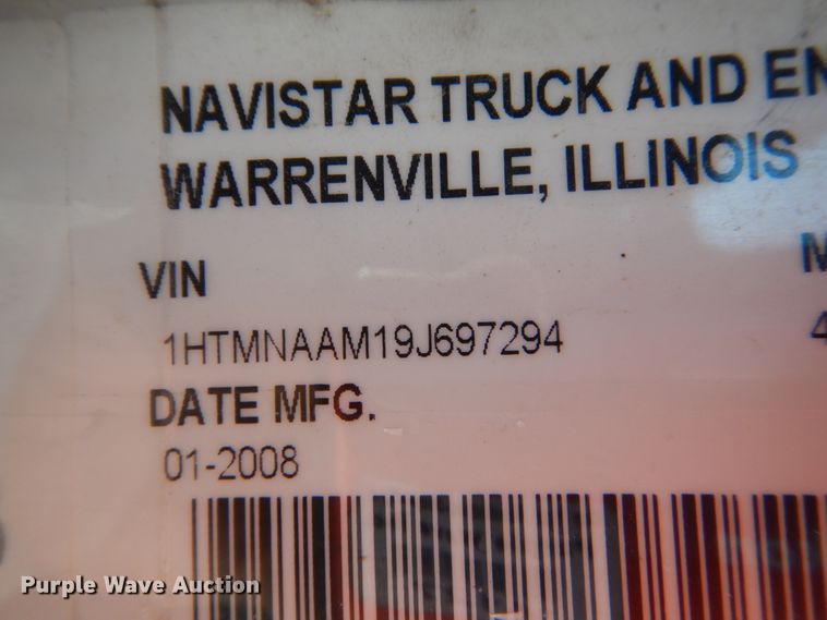 image for item IQ9533 2009 International 4300  truck cab and chassis