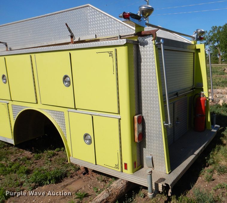 image for item IQ9555 Emergency One 2QSF75  fire truck bed