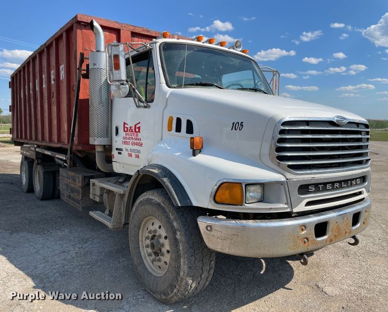 image for item IR9863 2005 Sterling L-Line  roll-off container truck