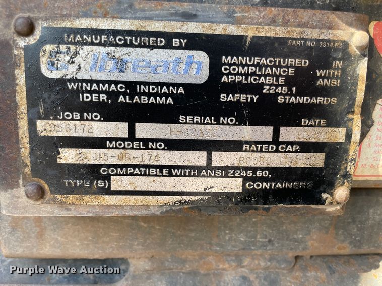 image for item IR9863 2005 Sterling L-Line  roll-off container truck