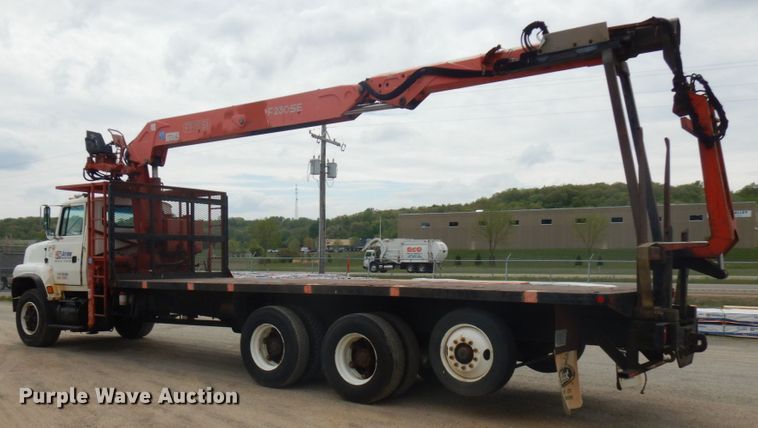 image for item IT9420 1995 Ford LTLS9000  crane truck