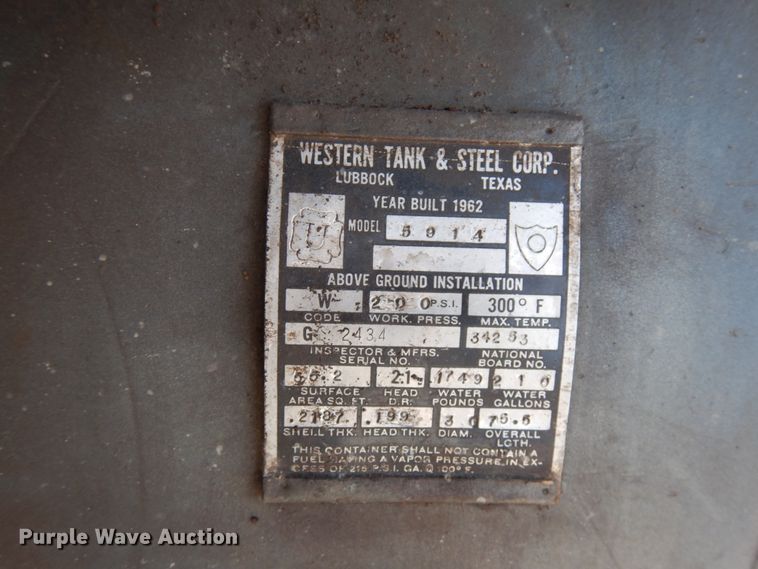 image for item IT9450 Western Tank and Steel 5015  air compressor