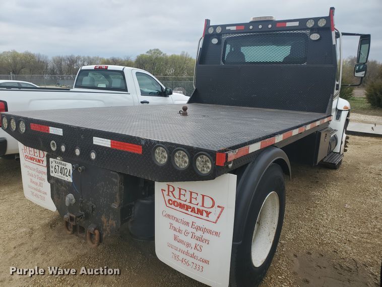 image for item IX9807 2012 International DuraStar 4300  flat bed truck