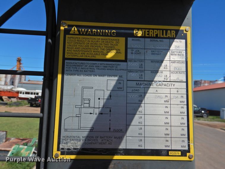 image for item JX9941 Caterpillar NOR30  order picker