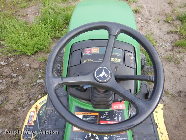 image for item JY9948 John Deere 335  lawn mower