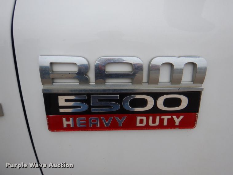 image for item JY9957 2008 Dodge Ram 5500 HD  utility / service truck