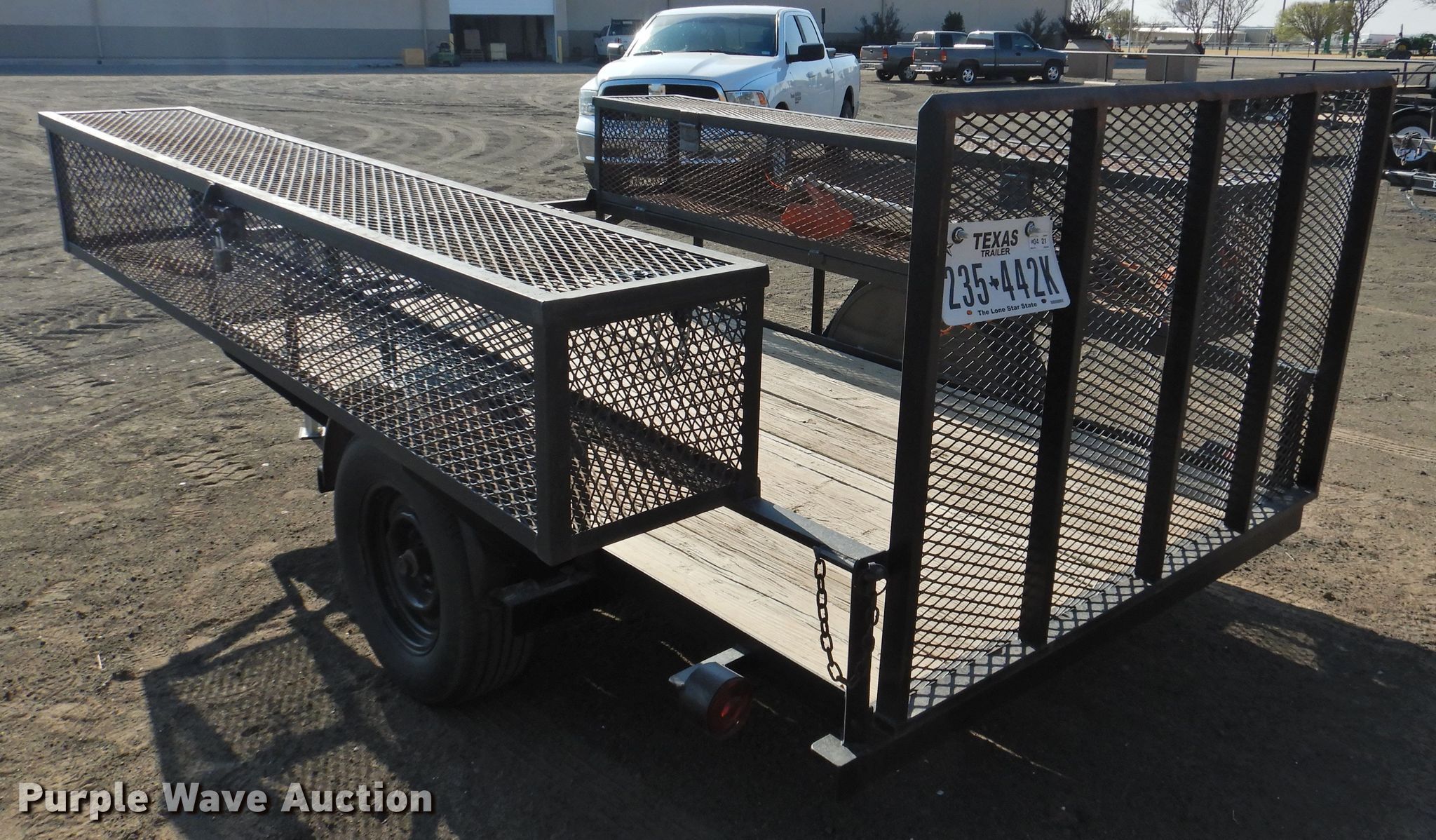 1997 shop built utility trailer in Muleshoe, TX Item DJ8399 sold