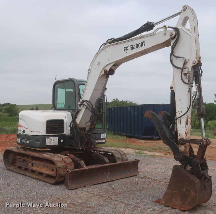 image for item DJ2388 2012 Bobcat E80  mini excavator