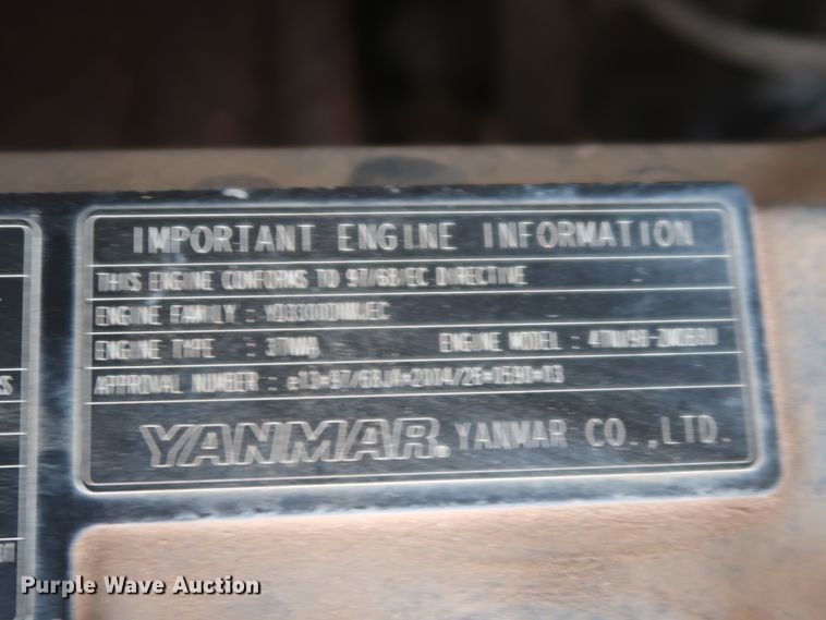 image for item DJ2388 2012 Bobcat E80  mini excavator