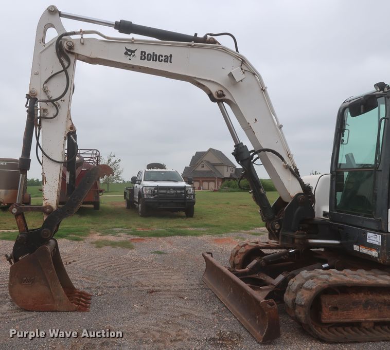 image for item DJ2388 2012 Bobcat E80  mini excavator
