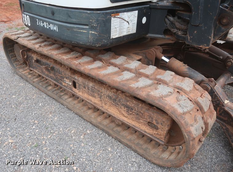 image for item DJ2388 2012 Bobcat E80  mini excavator