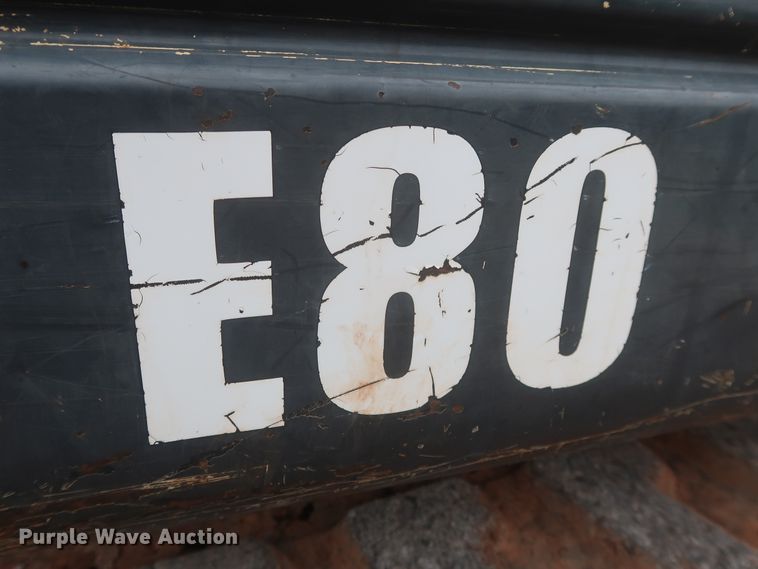 image for item DJ2388 2012 Bobcat E80  mini excavator