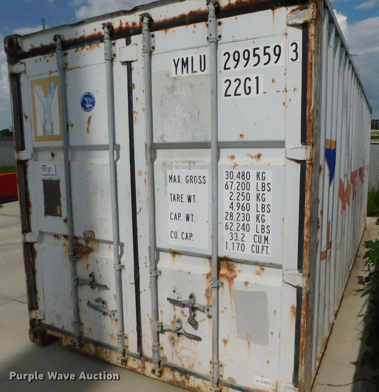 image for item DK8552 2000 CIMC DC20-20B storage container