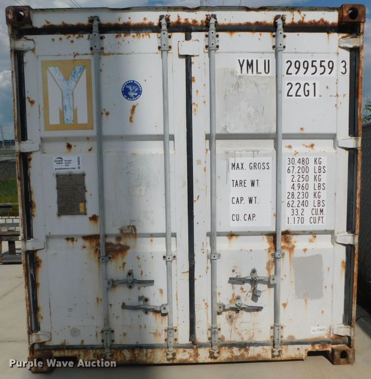 image for item DK8552 2000 CIMC DC20-20B storage container