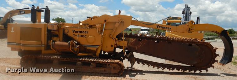 image for item DL0347 1986 Vermeer T-800C  trencher